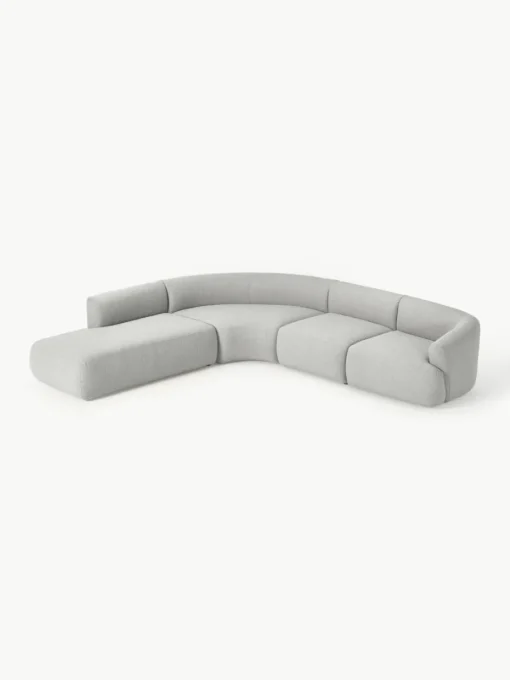 Modulaire bouclé hoekbank Sofia (4 zits)
