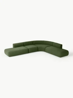 Modulaire bouclé hoekbank Sofia (4-zits)