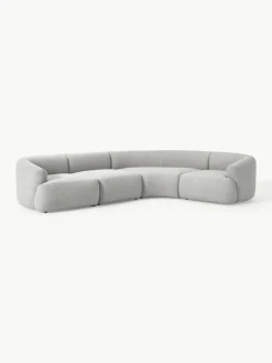 Modulaire bouclé hoekbank Sofia (4 zits)