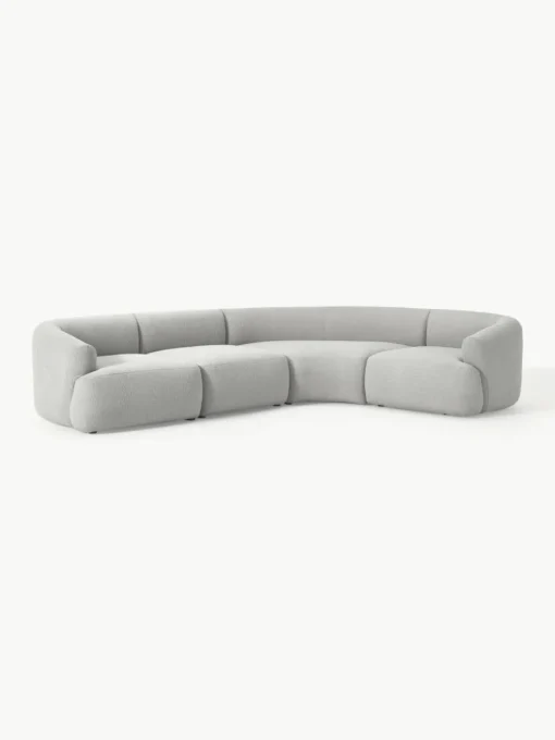 Modulaire bouclé hoekbank Sofia (4 zits)