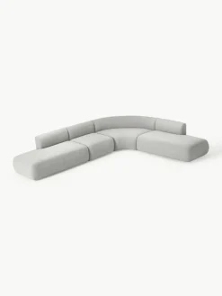 Modulaire bouclé hoekbank Sofia (4 zits)