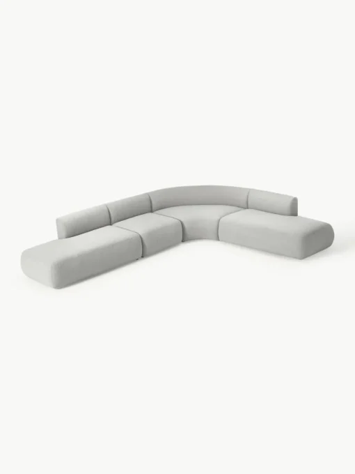 Modulaire bouclé hoekbank Sofia (4 zits)