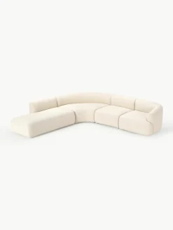 Modulaire bouclé hoekbank Sofia (4 zits)