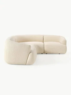 Modulaire bouclé hoekbank Sofia (4 zits)