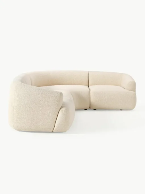Modulaire bouclé hoekbank Sofia (4 zits)
