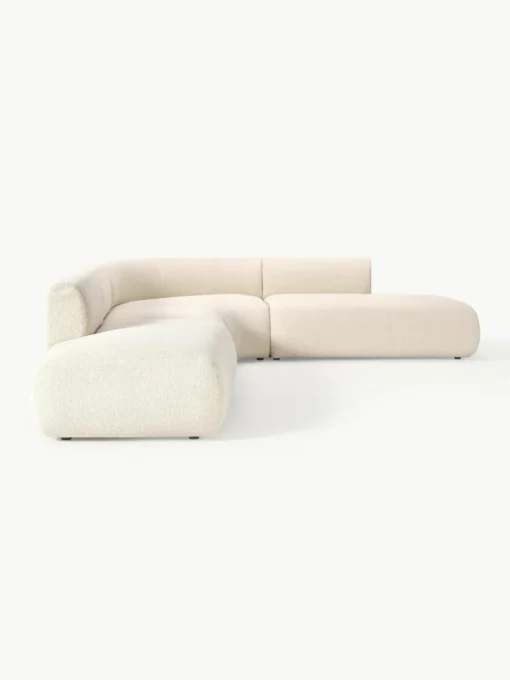 Modulaire bouclé hoekbank Sofia (4 zits)