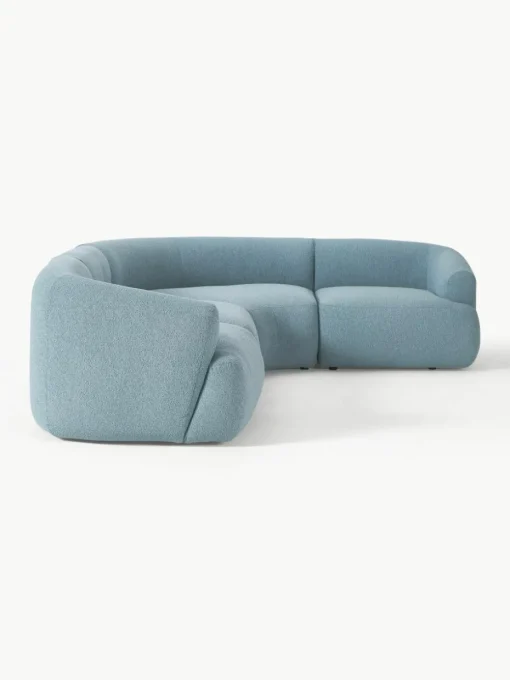 Modulaire bouclé hoekbank Sofia (4-zits)