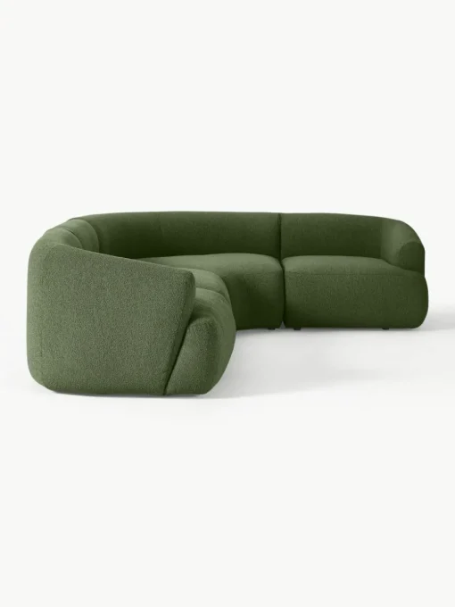 Modulaire bouclé hoekbank Sofia (4-zits)