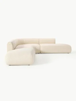 Modulaire bouclé hoekbank Sofia (4 zits)