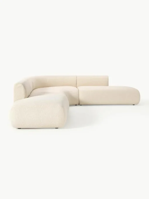 Modulaire bouclé hoekbank Sofia (4 zits)