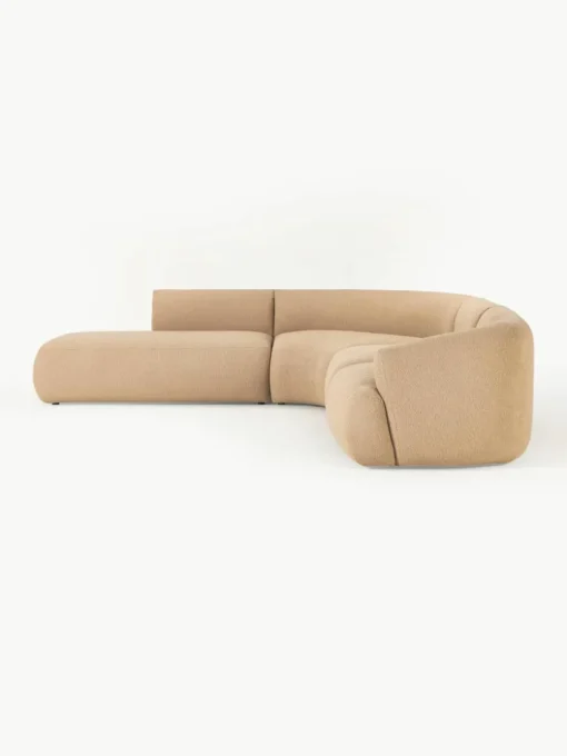 Modulaire bouclé hoekbank Sofia (4-zits)
