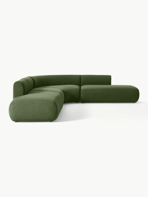 Modulaire bouclé hoekbank Sofia (4-zits)