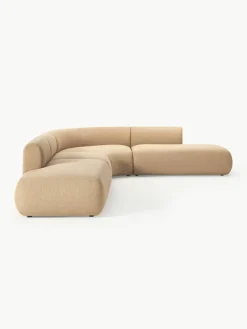 Modulaire bouclé hoekbank Sofia (4-zits)