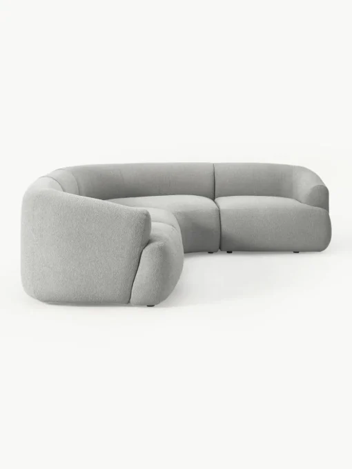 Modulaire bouclé hoekbank Sofia (4 zits)