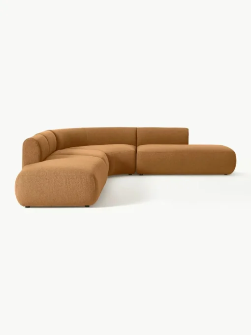 Modulaire bouclé hoekbank Sofia (4-zits)