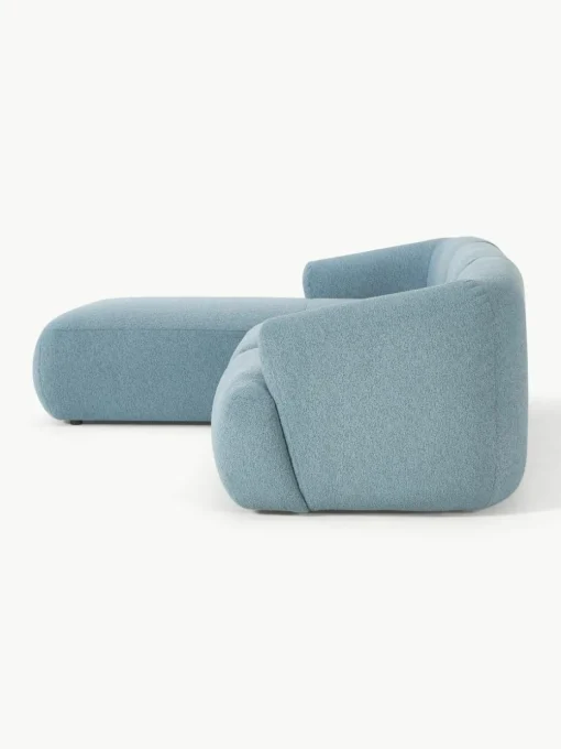 Modulaire bouclé hoekbank Sofia (3-zits)