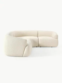 Modulaire bouclé hoekbank Sofia (4 zits)