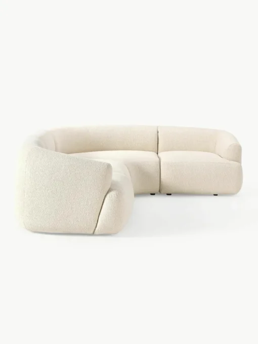 Modulaire bouclé hoekbank Sofia (4 zits)