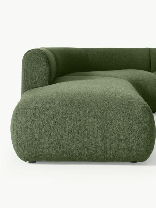 Modulaire bouclé hoekbank Sofia (4-zits)