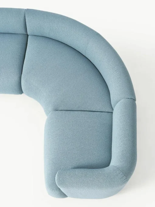 Modulaire bouclé hoekbank Sofia (4-zits)