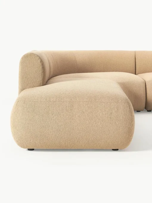 Modulaire bouclé hoekbank Sofia (4-zits)