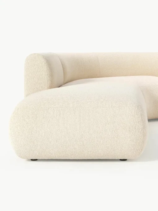 Modulaire bouclé hoekbank Sofia (3-zits)
