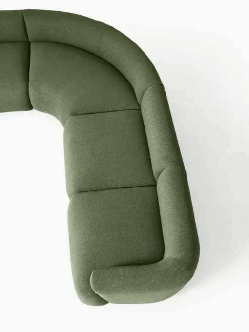 Modulaire bouclé hoekbank Sofia (4-zits)