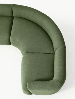 Modulaire bouclé hoekbank Sofia (4-zits)