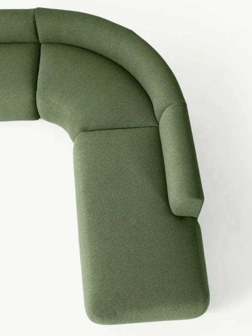 Modulaire bouclé hoekbank Sofia (4-zits)