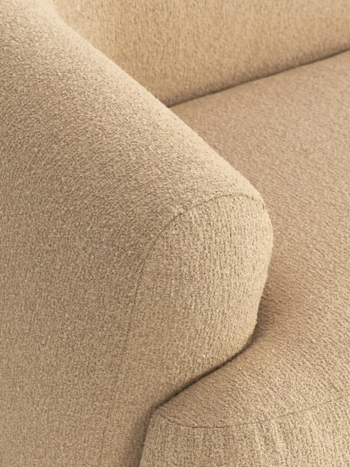Modulaire bouclé hoekbank Sofia (4-zits)
