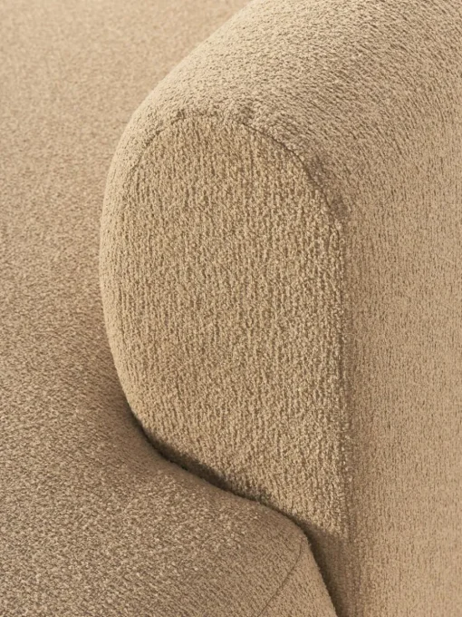 Modulaire bouclé hoekbank Sofia (4-zits)