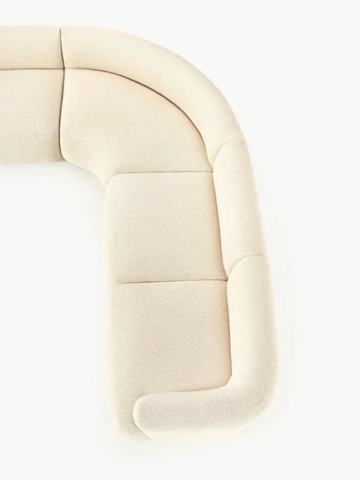 Modulaire bouclé hoekbank Sofia (4 zits)