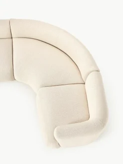 Modulaire bouclé hoekbank Sofia (4 zits)