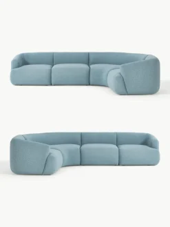 Modulaire bouclé hoekbank Sofia (4-zits)