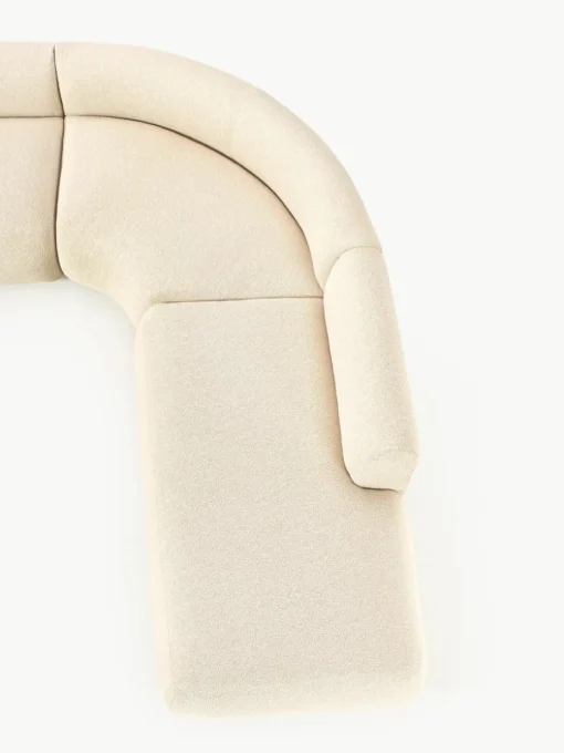 Modulaire bouclé hoekbank Sofia (4 zits)