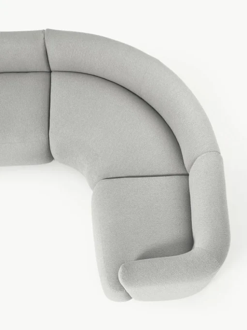 Modulaire bouclé hoekbank Sofia (4 zits)