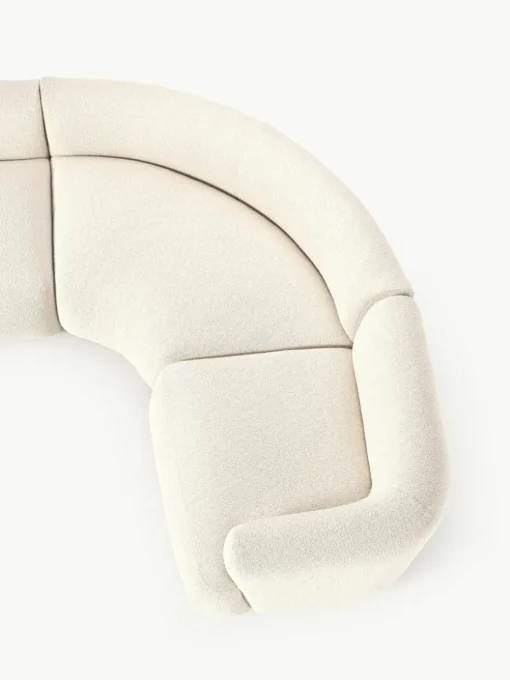 Modulaire bouclé hoekbank Sofia (4 zits)