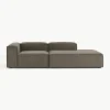 Modulaire chaise longue Lennon uit bouclé
