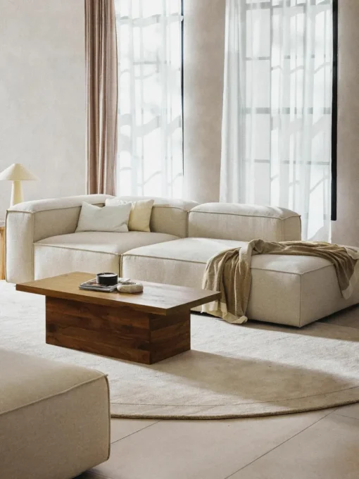 Modulaire chaise longue Lennon van linnenmix
