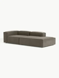 Modulaire chaise longue Lennon uit bouclé