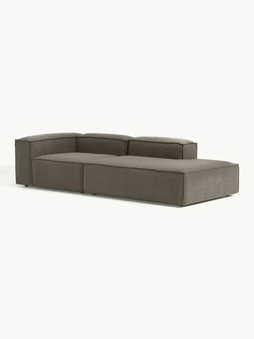 Modulaire chaise longue Lennon uit bouclé