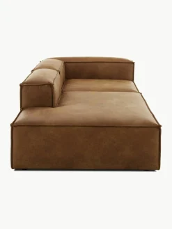 Modulaire chaise longue Lennon van gerecycled leer