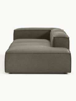 Modulaire chaise longue Lennon uit bouclé
