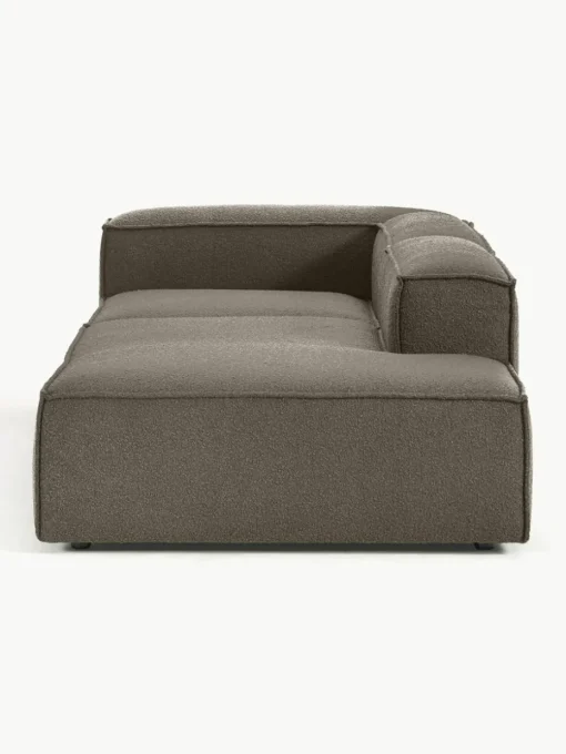 Modulaire chaise longue Lennon uit bouclé