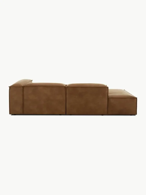 Modulaire chaise longue Lennon van gerecycled leer