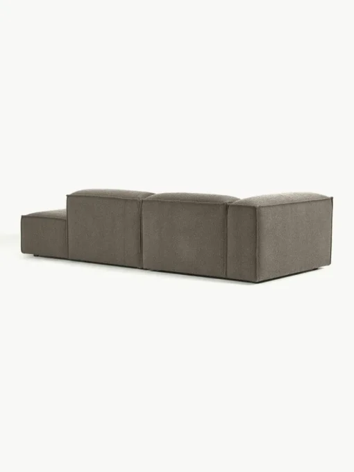 Modulaire chaise longue Lennon uit bouclé