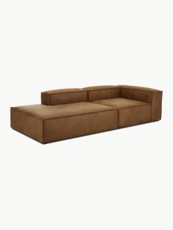 Modulaire chaise longue Lennon van gerecycled leer