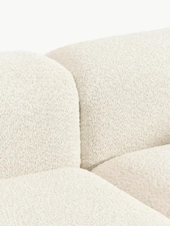 Modulaire chaise longue Natalie van teddy-bouclé