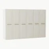 Modulaire draaideurkast Charlotte, 300 cm breed, diverse varianten