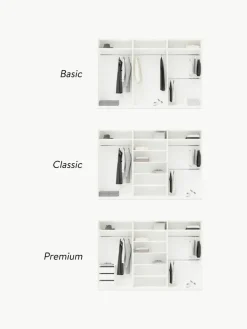 Modulaire draaideurkast Charlotte, 300 cm breed, diverse varianten